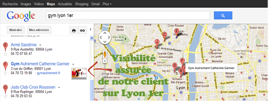 inscription de votre site à Google Maps pour un référencement géolocalisé